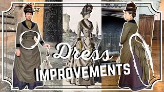 Fixing Fit Issues | 1870's Bustle Dress