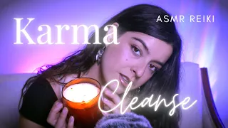 Karma Clearing & Violet Ray ✨🔮 ASMR Reiki & Energy Healing (417 Hz Frequency, Crystals, Smudging)