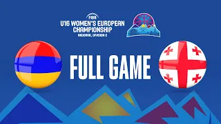 Armenia v Georgia | Full Basketball Game | FIBA U16 Women's European Championship 2023 - Division C