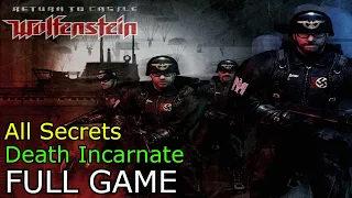 Return to Castle Wolfenstein Full Gameplay Walkthrough on I am death incarnate with All Secrets