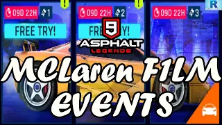 ASPHALT 9 McLAREN F1LM EVENTS TODAY | ASPHALT 9 NEW EVENTS | ASPHALT 9 LEGENDS.