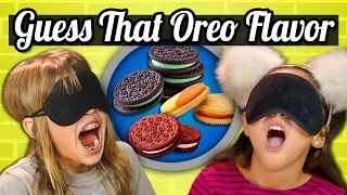 GUESS THAT OREO CHALLENGE! (Kids Vs. Food)