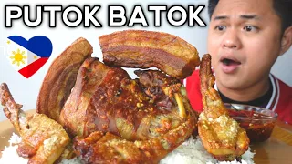 PUTOK BATOK ( CRISPY PATA, LECHON KAWALI & CRISPY PIG TAIL) | INDOOR COOKING | MUKBANG PHILIPPINES