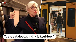 Agressie in de trein: op stap met de conducteur