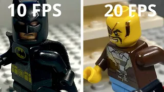 Animating Lego Stop Motion in Different Frame Rates (FPS)