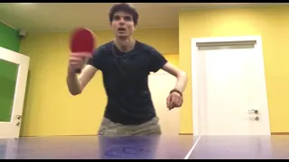 Пробую играть ох шипами  #tabletennis #настольныйтеннис #шипы