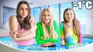 Last to leave ICE BATH challenge! | Family Fizz