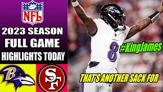 Baltimore Ravens vs San Francisco 49ers WEEK 16 FULL 4th QTR (12/25/23) | NFL Highlights 2023