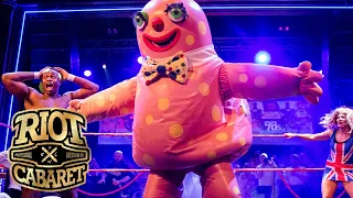 Mr. Blobby WRESTLING for the first time!