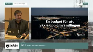 Skellefteå kommunfullmäktige 2022-11-22