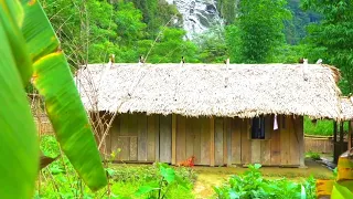 FULL VIDEO: 150 Days Build Bamboo House  | Lý Thị Ca - Ep.71@primitivejunglelifeskills99 #bamboo