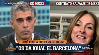 🤬 JOSÉ LUIS Sánchez EXPLOTA: "Sois REHENES de MESSI"