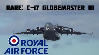 Royal Air Force C-17 Globemaster III Take-off RWY 23 @ Toronto Pearson Int'l October 30, 2015