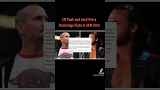 CM Punk and Jack Perry Backstage Fight at AEW All In Wembley Stadium Explained #CMPunk #AEWAllIn