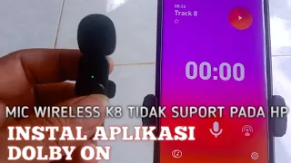 CARA MENGATASI MIC WIRELESS K8 TIDAK SUPPORT PADA HP