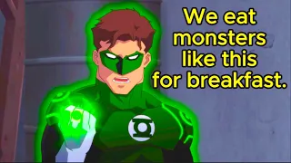 Green Lanterns Eat Monsters Like Doomsday for Breakfast | The Death Of Superman