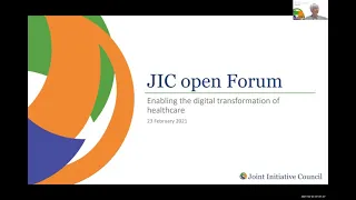 JIC openForum 2021-02 on Enabling the digital transformation of healthcare