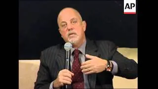 Singer Billy Joel talks about Obama and the state of the music business