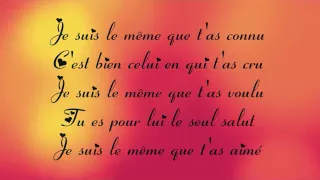 Garou - Je suis le même [Paroles]