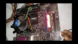 Processor is not heating up and no display problem. How to repair