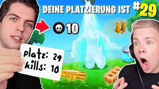 ZAUBERER sagt KILLS vorraus in Fortnite! (unmöglicher Trick)