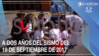 A dos años del sismo del 19 de septiembre de 2017