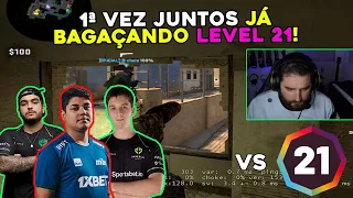 [NOVA LINE PELA 1ª VEZ] FALLEN, JOTA, CHELO & VINI vs LOBBY LEVEL 21 GC! 🔥🔥