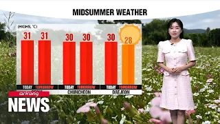 [Weather] Tomorrow will be as hot as today, but rain forecast for some areas