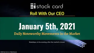 January 5th, 2021 - What happened in the stock market?