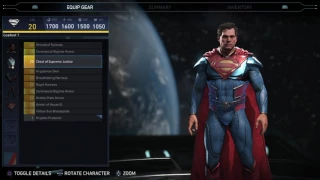 Injustice 2 - Superman Epic Gear Showcase/ Special Moves