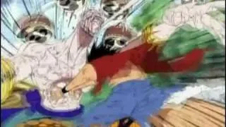 OnePiece Luffy pwns Eneru - Funimation Dub!