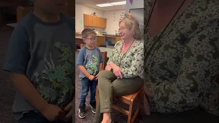 Angie Whitlow Wilson interviewed  by Luka Blake-Ortega (4) on 3-21-24 at Oakvale Elementary School.