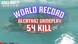 WORLD RECORD "'54 KILLS" SOLOS vs SQUADS on ALCATRAZ COD MOBILE