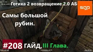 #208 ОГРОМНЫЙ РУБИН ДЛЯ КАССИИ, ГИЛЬДИЯ ВОРОВ. Готика 2 возвращение 2.0 АБ 2020, ВСЕ КВЕСТЫ.