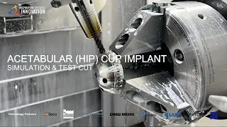 Cutting Strategies for Hip Cup (Acetabular Cup) Implant Component