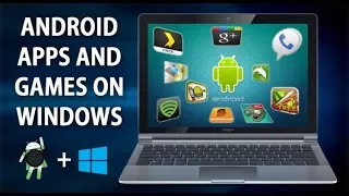 How to run Android Games Apps on PC (Windows 10, 8, 7) with Andy OS