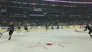 Kings vs Rangers 2018 warmup