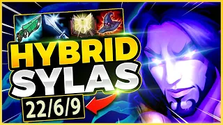 *724 W HEAL* HOW TO PLAY HYBRID SYLAS RIGHT - League of Legends