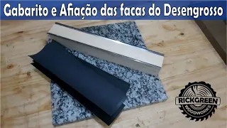 Gabarito e Afiação de Facas do Desengrosso - Lynus PDL-1300