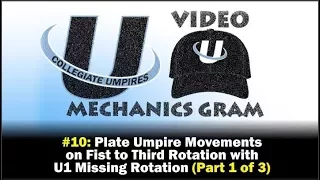 UCU Video Mechanics Gram #10: Plate Umpire Identifying Missed U1 Rotation