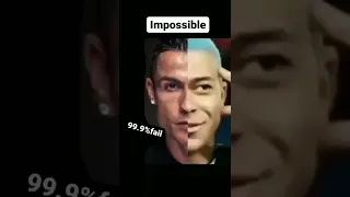 ONLY RONALDO FANS CAN DO THIS | IMPOSSIBLE STOP CHALLENGE  #shorts #ronaldo