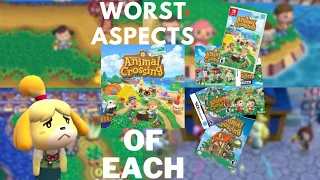The Worst Parts Of Each Animal Crossing Game