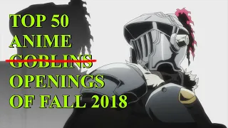 My Top 50 Anime Openings of Fall 2018