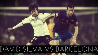 David Silva vs Barcelona (A) 2009-2010 La Liga HD