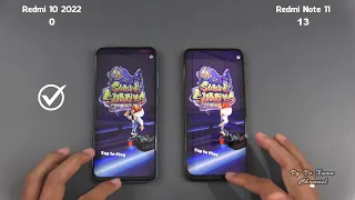 Xiaomi Redmi 10 2022 vs Redmi Note 11 | SpeedTest and Camera comparison