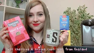 Just Chatting ☕️ Trying cool teas from England & Opening Animal Crossing + Ghibli Blind Boxes ❤️