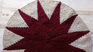 Pooja aasan/doormat knitting design # - 16