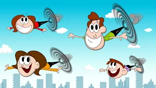 What if we could Fly like a Helicopter? + more videos | #aumsum #kids #children #education #whatif