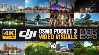 4K DJI OSMO POCKET 3 VISUALS | Day Light | Low Light | Slowmotion #djiosmopocket3 #dji
