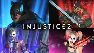 EVERY GOTHAM CHARACTER, STAGE, & SUPER MOVE!! | Injustice 2